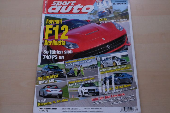 Deckblatt Sport Auto (09/2012)
